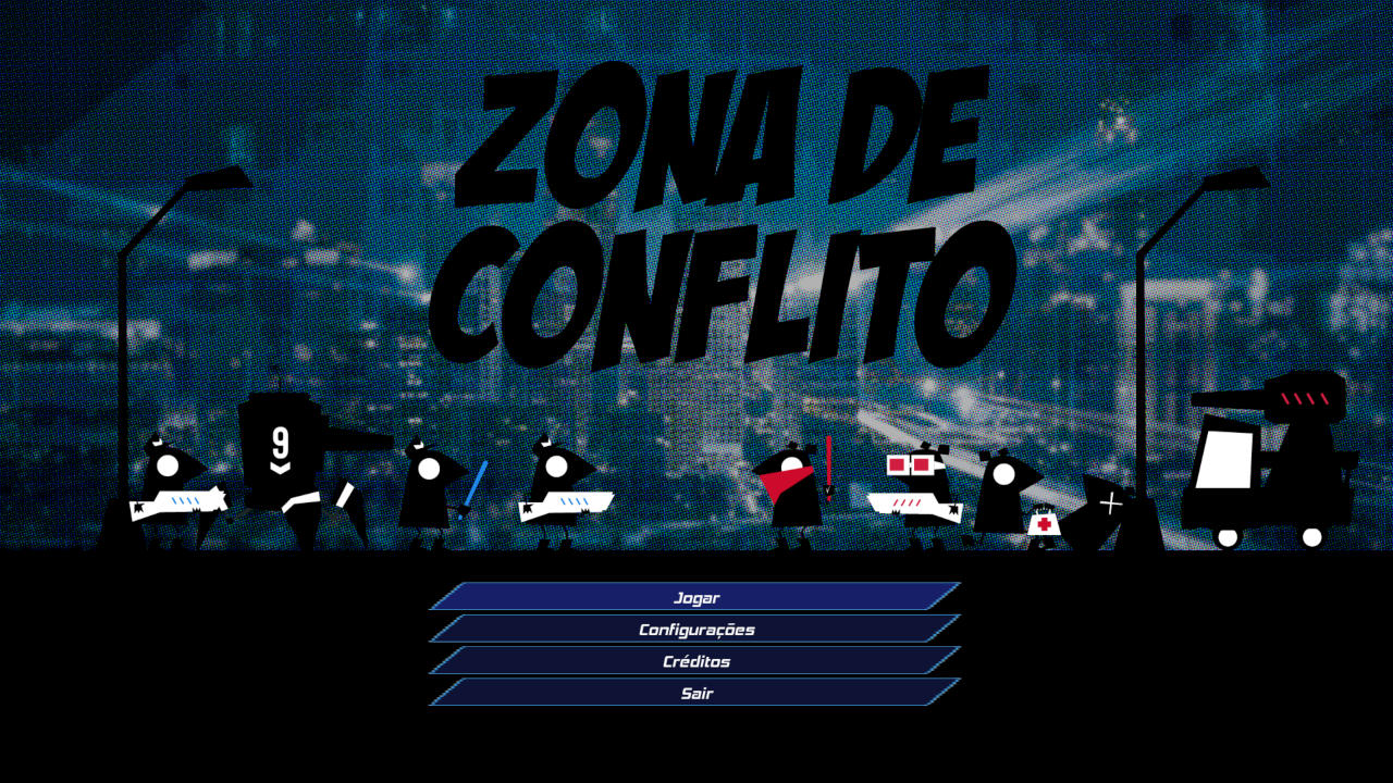 Zona de conflito title screen